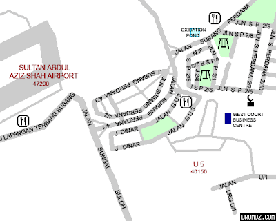 TAMAN SUBANG PERDANA: Peta atau Map Taman Subang Perdana