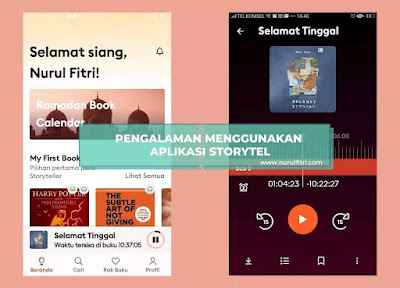 Mendengarkan Novel Selamat Tinggal di Storytel