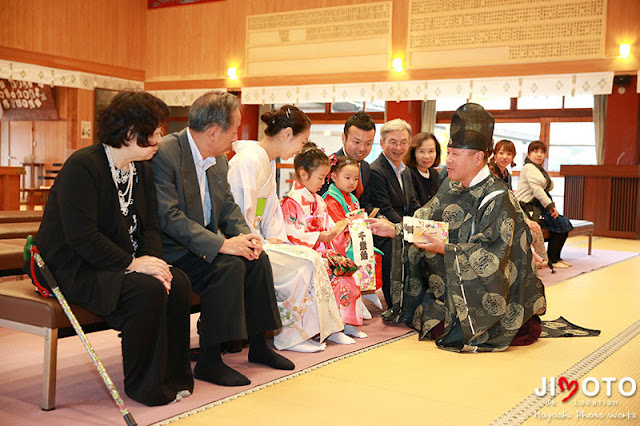 御嶽山大和本宮での七五三の出張撮影