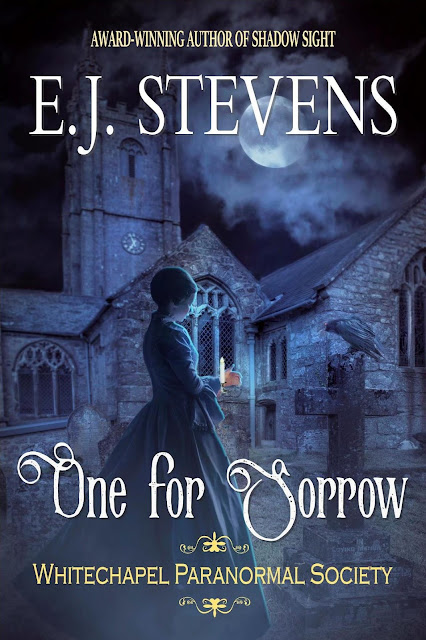 One for Sorrow, cover, E. J. Stevens, horror, Victorian, dreadpunk