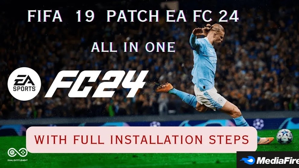 FIFA 19 NEXT SEASON PATCH 2024 |PATCH  FC 24| Faces, Kits, Squads and working career mode | new AIO