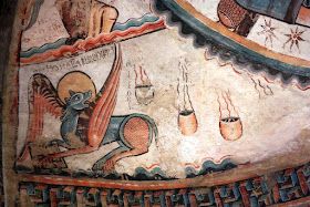 Pintura romanica en la Colegiata de Santa Maria de Mur