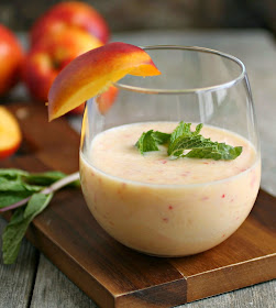 Creamy Frozen Nectarine Blitz