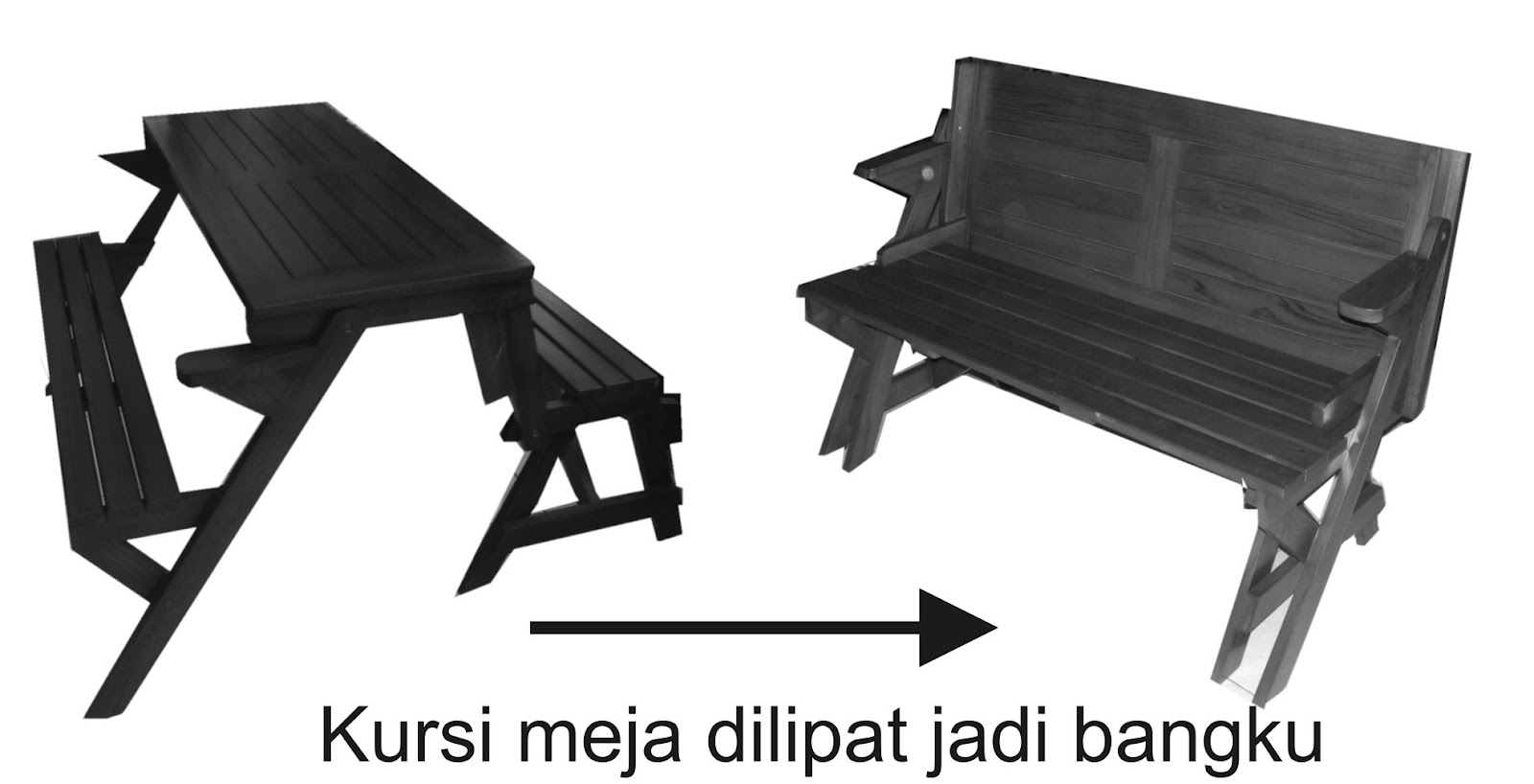 Mebel Kayu Minimalis Kursi  teras