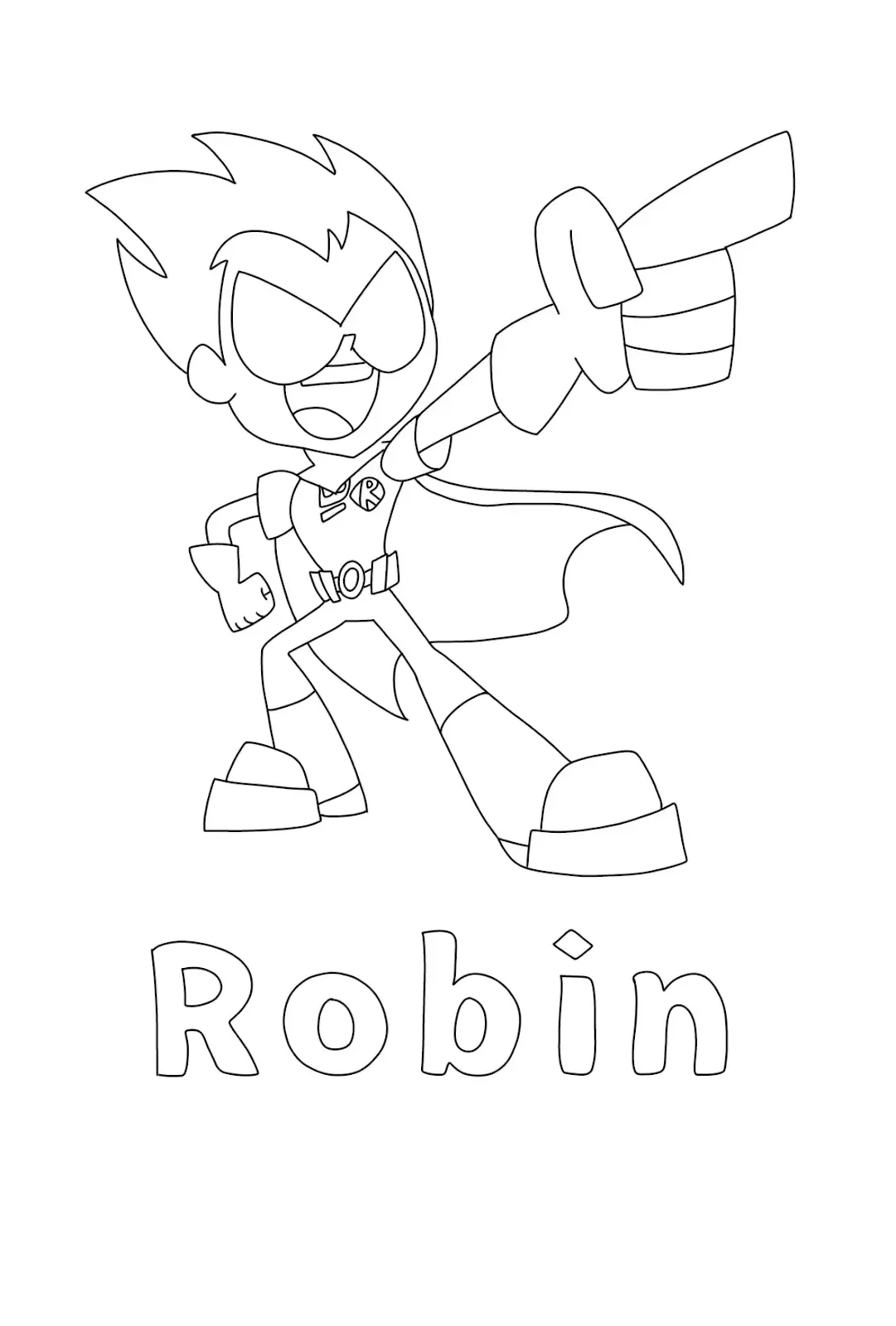 robin drawing