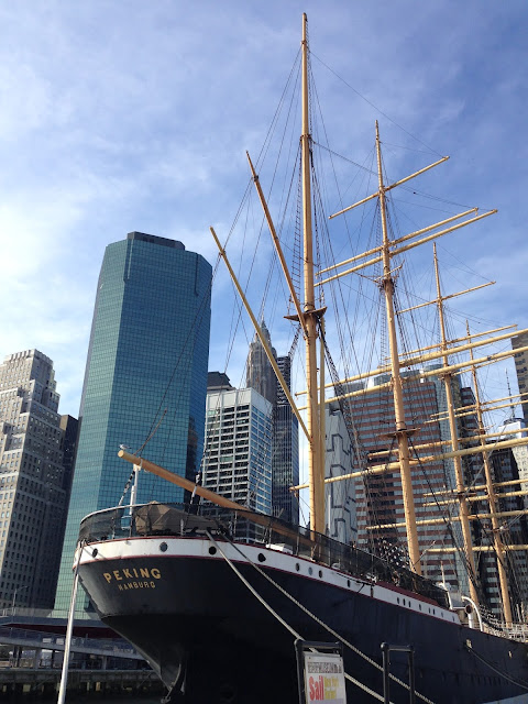 Peking ship downtown lower Manhattan