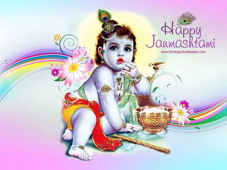 Krishna's Janmashtami Special Status , Images, Wallpapers, Quotes.