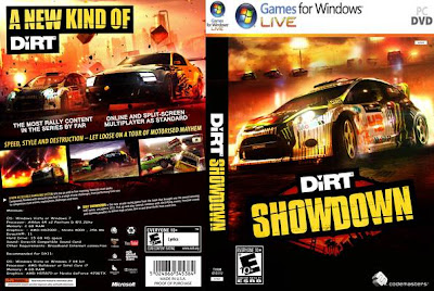 Jogo DiRT Showdown PC DVD Capa