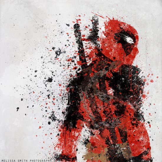 melissa smith bombattack deviantart super heróis splatter art pinturas borradas