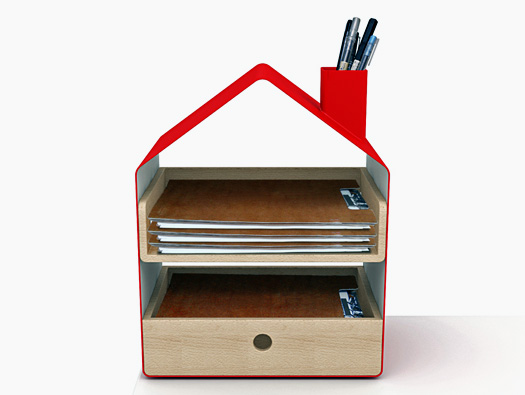 desk tidy with clock. Each desk tidy come in either