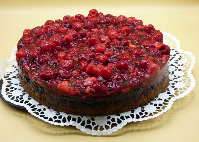 fischiscooking, mohntorte, himbeeren