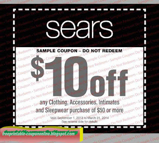 Free Printable Sears Coupons