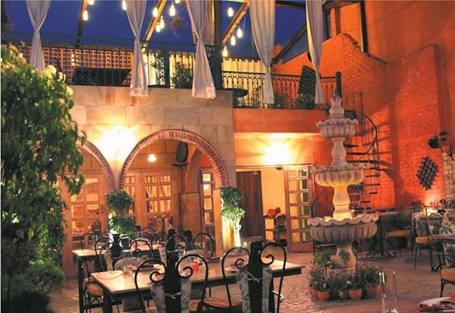 Amalfi Restaurant – The Cobbled Stone Terrace with Serene Ambience