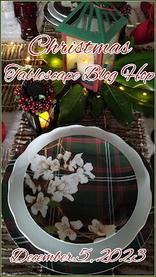 Christmas tablescape blog hop