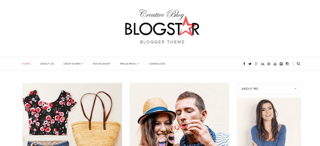 BlogStar Blogger Template