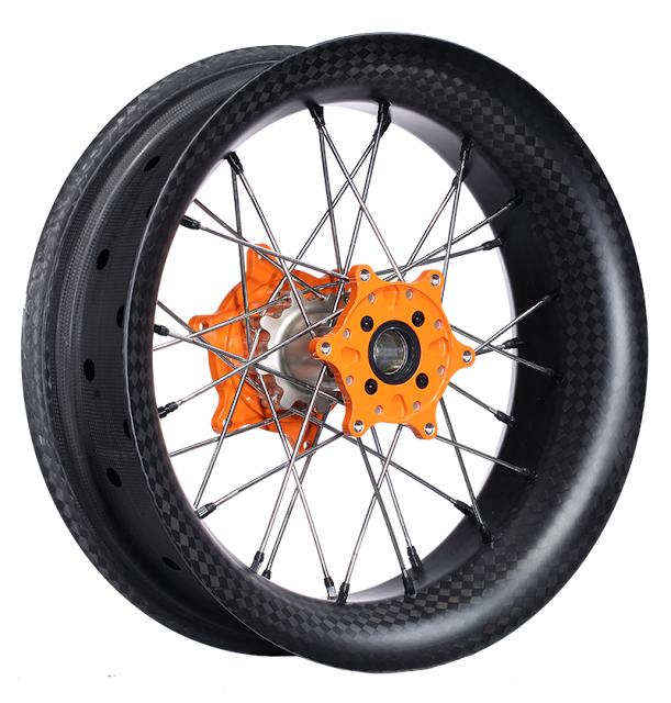 Super Moto 17"x500 Wheel +magnesium hubs 