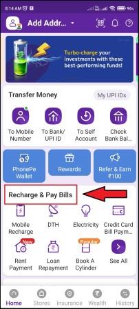 Phonepe app se metro card kaise recharge kare