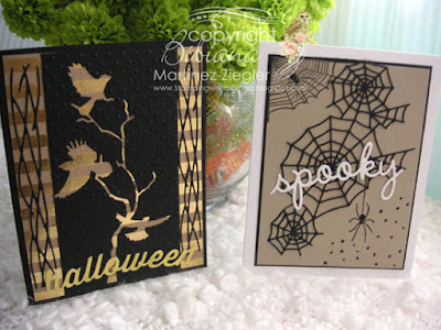 quick and easy halloween cards front