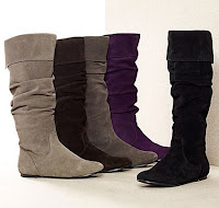 Suede Boots Purple3