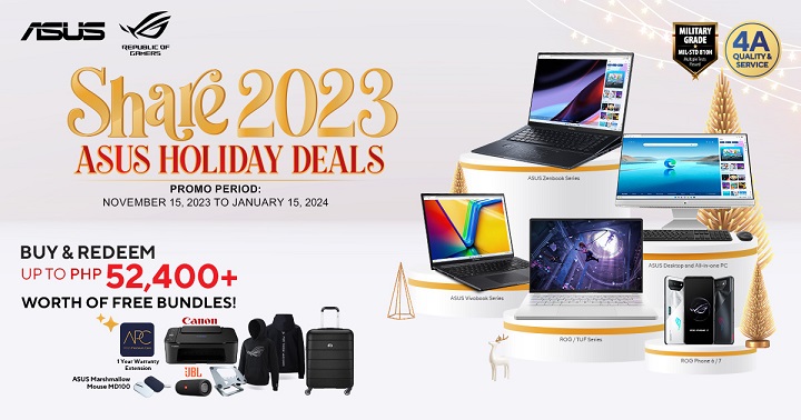 ASUS and ROG 2023 Holiday Deals