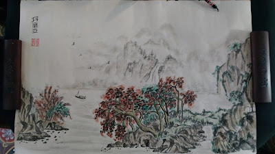 Pintura Tradicional Oriental-Paisaje-Tecnica Xieyi