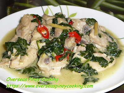 Ginataang Manok with Spinach