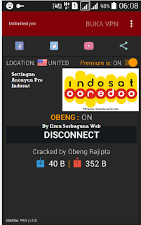Cara Setting Anonytun Pro VPN Kartu Indosat Terbaru