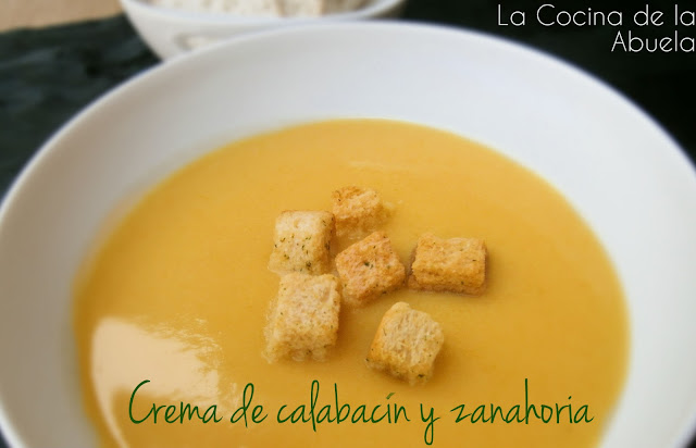 Crema de Calabacín y Zanahoria