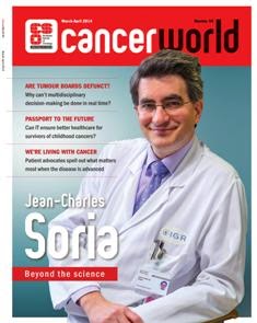 Cancer World 59 - March & April 2014 | TRUE PDF | Bimestrale | Medicina | Salute | NoProfit | Tumori | Professionisti
The aim of Cancer World is to help reduce the unacceptable number of deaths from cancer that is caused by late diagnosis and inadequate cancer care. We know our success in preventing and treating cancer depends on many factors. Tumour biology, the extent of available knowledge and the nature of care delivered all play a role. But equally important are the political, financial, bureaucratic decisions that affect how far and how fast innovative therapies, techniques and technologies are adopted into mainstream practice. Cancer World explores the complexity of cancer care from all these very different viewpoints, and offers readers insight into the myriad decisions that shape their professional and personal world.