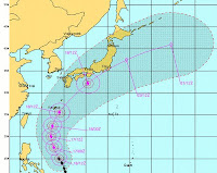 GUCHOL (BUTCHOY) bei den Philippinen ist der erste Supertaifun (Super Typhoon) der Taifunsaison 2012, Guchol, Butchoy, Taifun Typhoon, Taifunsaison 2012, aktuell, Juni, 2012, Japan, Vorhersage Forecast Prognose, Pazifik, Verlauf, Zugbahn, 