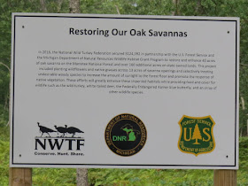 interpretive sign about oak savannas