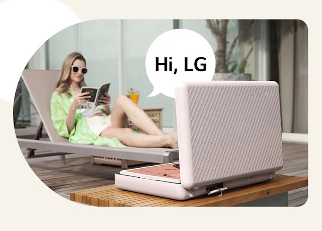 Hi, LG ...  với tính năng điều khiển bằng giọng nói... mang lại những trải nghiệm cực kỳ tiện và lợi LG standby ME Go nhận ra giọng nói dù ở khoảng cách xa...