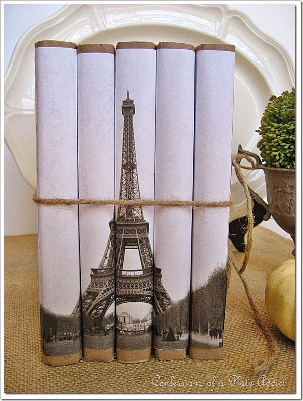CONFESSIONS OF A PLATE ADDICT Vintage Eiffel Tower Book Bundle CONFESSIONS OF A PLATE ADDICT Vintage Eiffel Tower Book Bundle