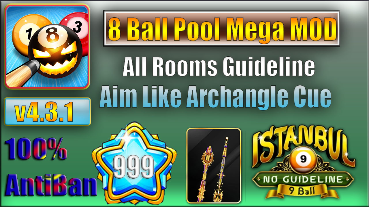 8 Ball Pool 4.3.1 Apk + Mega Mod ( All Rooms Guideline )