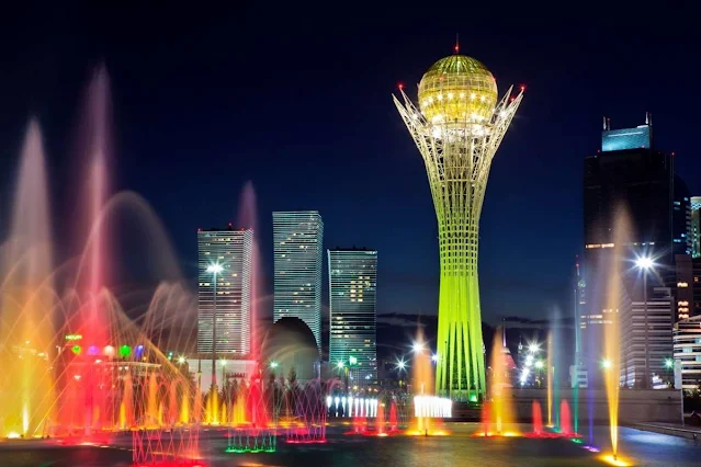 Bayterek Tower popular destination in Kazakhstan