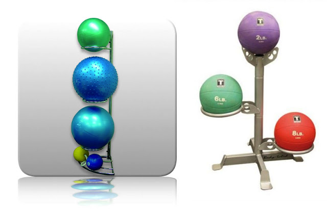 Exercise Ball Garage Storage Solutions