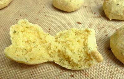  Vegan GF Brazilian Cheese Bread using Chickpea flour and water as an egg replacer.