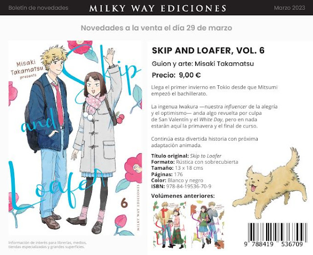 Novedades Milky Way Ediciones - Marzo 2023