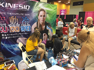 Thanks for many people visiting Kinesio Booth