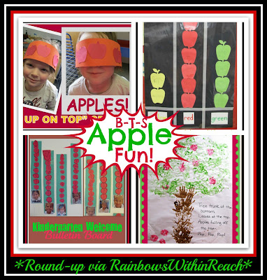 Apple Projects for Back to School (PreK+K at RainbowsWithinReach) 