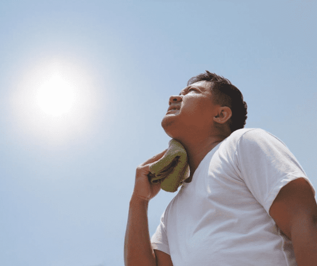 Sunstroke in adults