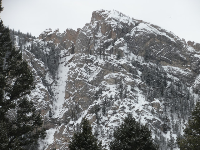 The HJ Couloir is a seldom skied couloir near the Chestnut Ridge close to Bozeman