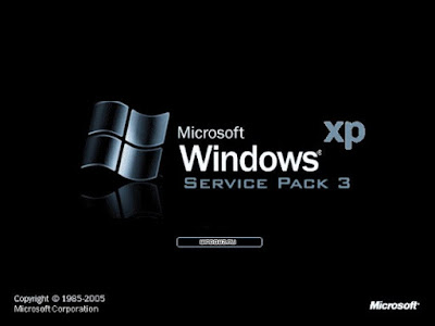 Tampilan Loading Windows XP Black Edition