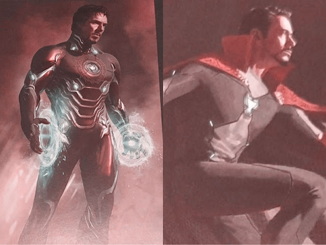 Iron Man in Doctor Strange Cape