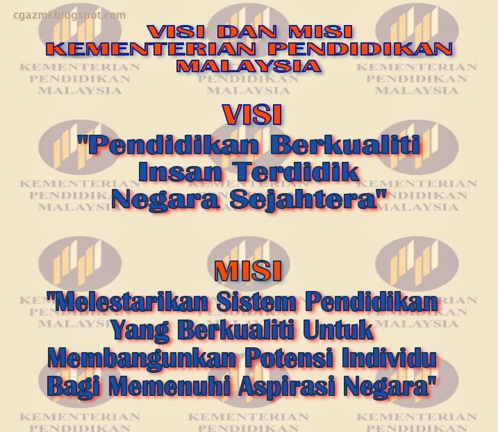 Visi Dan Misi Kementerian Pendidikan Malaysia Yang Baru ...