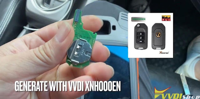 Xhorse Key Tool Max Pro Adds Honda Civic FD 2011 Key 3
