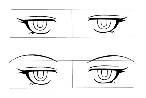 Como desenhar olhos de mangá e anime