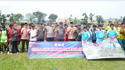 GSI Muaro Jambi: Bupati BBS Harapkan Lahir Atlet Berprestasi dari Ajang Ini
