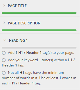 webtexttool SEO suggestions