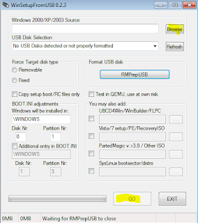 Winsetup from Usb button browse